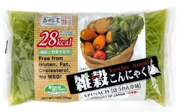 Makaron ze szpinakiem bez glutenu Konjac Spinach 200g - Ishibashi-Ya