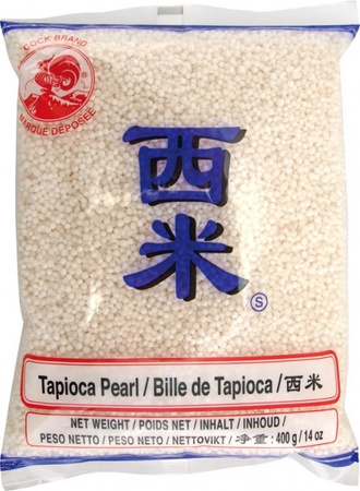 Tapioka, perełki małe 400g - Cock Brand