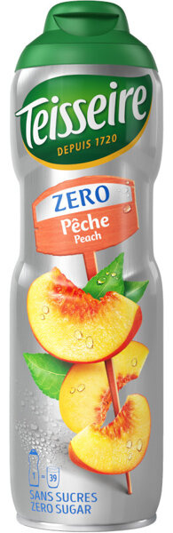 Syrop koncentrat brzoskwinia Zero cukru 600ml - Teisseire
