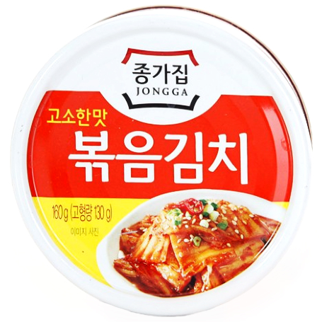 Kimchi, prażona koreańska kapustka 160g - Jongga