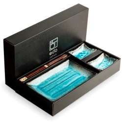 Zestaw do sushi Turkus Lazur, 6 elementów - Edo Japan