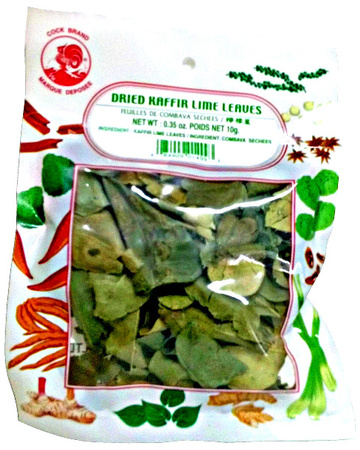 Suszone liście limonki kaffir 10g - Cock Brand