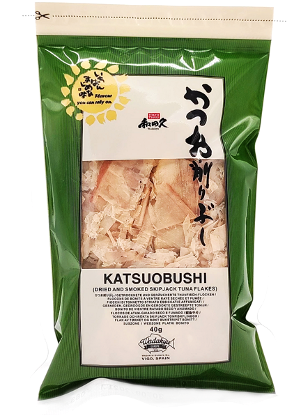 Płatki suszonego tuńczyka bonito, Katsuobushi 40g - Wadakyu