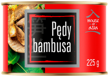 Pędy bambusa, paseczki 225g - House of Asia