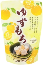 Yuzu Mochi, oryginalne ryżowe ciasteczka japońskie o smaku yuzu 130g - Seiki