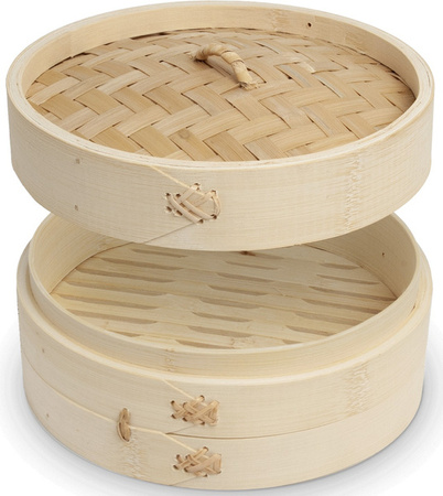 Parowar bambusowy okrągły - 1 piętro, średnica 15 cm - Emro Aziatica