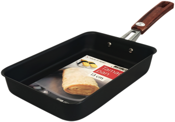 Patelnia stalowa do tamagoyaki, mała - 19 x 13cm