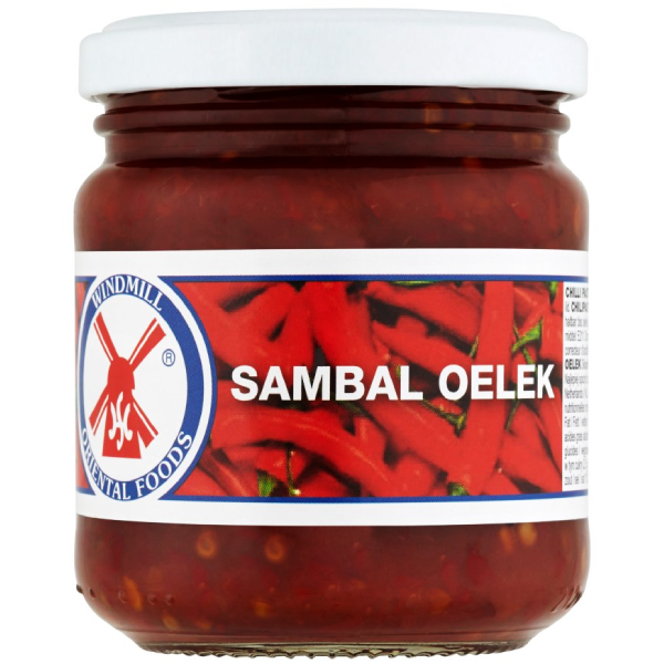 Sos Sambal Oelek (chili 86%) 200g - Windmill