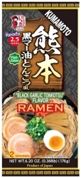 Ramen Kumamoto Black Garlic Tonkotsu o aromacie czarnego czosnku 176g - Itsuki