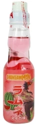 Napój Ramune Watermelon Chainsaw Man o smaku arbuzowym 200ml - Hata Kosen