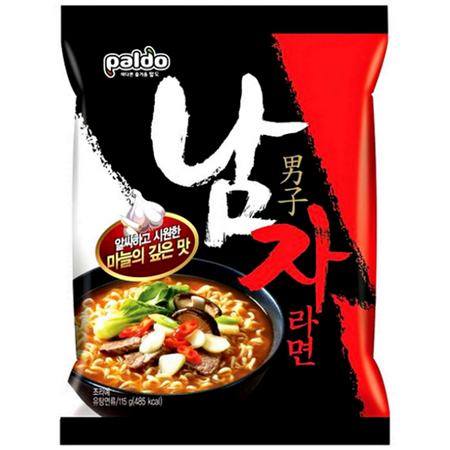 Zupa Namja Ramyun wołowa z ognistym czosnkiem, bardzo ostra 115g - Paldo