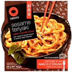 Danie makaron udon Sesame Teriyaki Bowl 240g - Obento