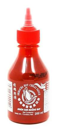 Sos chili Sriracha, piekielnie ostry (chili 70%) 200ml - Flying Goose