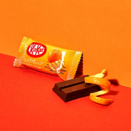 KitKat Mini Chocolat Orange o smaku pomarańczowym, torebka 9 sztuk (104,4g) - Nestlé