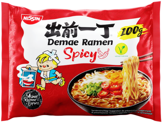 Zupa makaronowa Demae Ramen, pikantna 100g - Nissin