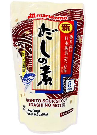 Shin Katsuo Dashi no Moto, bulion z tuńczyka bonito w proszku 48g (8 x 6g) - Marutomo