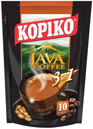 Kawa rozpuszczalna instant 3w1 Kopiko Java Coffee, 10 x 21g