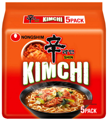 Zupa makaronowa Shin Kimchi Ramyun, ostra 5 x 120g - Nongshim