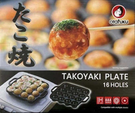 Żeliwna patelnia do Takoyaki 16 otworów - Otafuku