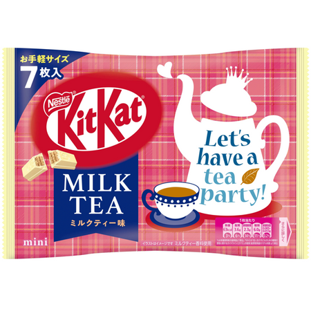 KitKat Mini Milk Tea o smaku mlecznej herbaty, torebka 7 sztuk 81,2g - Nestlé