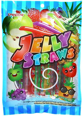 Żelki owocowe Jelly Straws, różne smaki 300g - Speshow