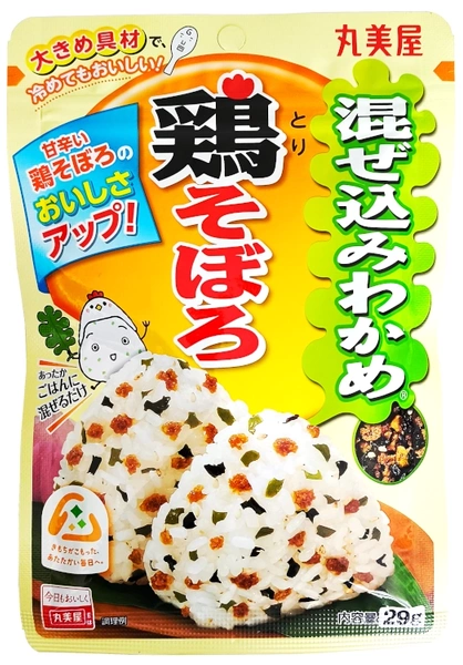 Furikake Mazekomi Wakame Chicken Soboro, posypka 31g - Marumiya
