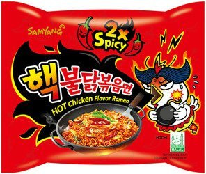 Buldak Ramyun 2xSpicy makaron instant o smaku bombowo ostrego kurczaka 40 x 140g (cały karton) - Samyang