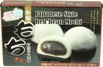 Mochi, ryżowe ciasteczka z pastą z fasolki azuki 210g - Yuki & Love