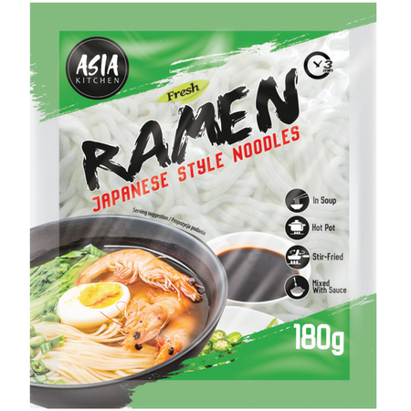 Makaron ramen, świeży 180g - Asia Kitchen