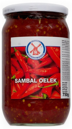 Sos chili Sambal Oelek (chili 86%) 750g - Windmill