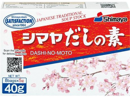 Dashi no Moto, bulion dashi z tuńczyka bonito 40g (8 x 5g) - Shimaya