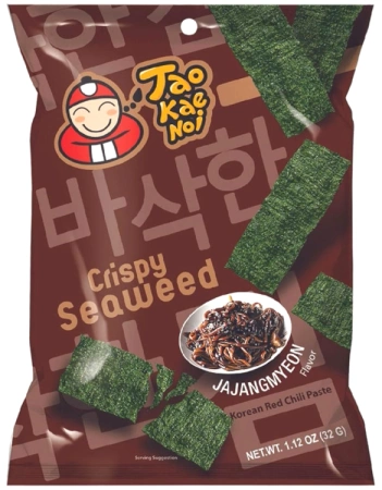 Chipsy z wodorostów, chrupiące nori Jajangmyeon 32g - Tao Kae Noi