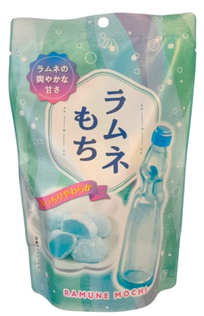 Mochi Ramune, ryżowe ciasteczka o smaku oranżady 130g - Seiki