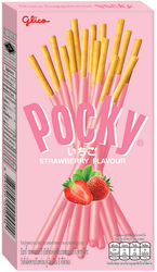 Paluszki Pocky Truskawkowe 45g - Glico