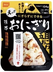 Pocket Onigiri Gomoku-okowa, kulka ryżowa instant z grzybami i łopianem 45g - Onisi