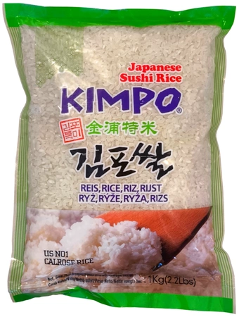 Ryż do sushi 1kg Calrose - Kimpo USA