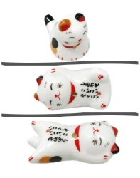 Podstawka hashi-oki pod pałeczki Maneki Neko - 1 sztuka
