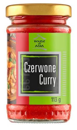 Pasta curry czerwona 113g - House of Asia