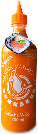 Sos chili Sriracha Mayoo, łagodnie pikantny (chili 20%) 730ml - Flying Goose