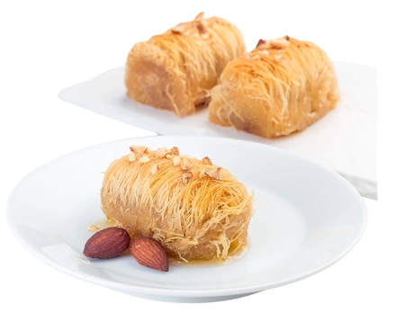 Dubai Handmade White Chocolate Crunchy Knafeh Pistachio, dubajska biała czekolada z nadzieniem pistacjowym i ciastem kataifi 100g - Alyan