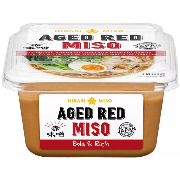 Pasta Aged Red Miso (Aka Miso), ciemna 300g - Hikari Miso