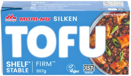 Mori-nu Silken Tofu Firm, tofu jedwabiste (zwarte) 307g - Morinaga