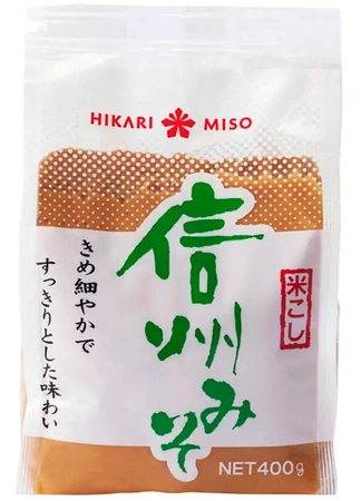 Pasta Shinshu Shiro Miso, jasna 400g - Hikari Miso