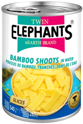 Pędy bambusa plastry 540g - Twin Elephants & Earth Brand