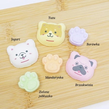 Wafu Ramune & Konpeito - Pieski, ręcznie robione cukierki z Kioto, miks smaków 71g - Kyoto Marun