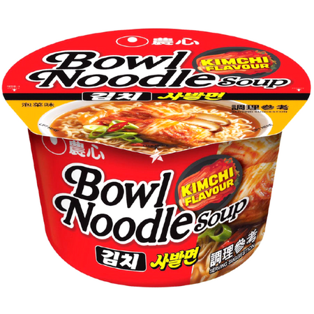 Zupa instant Bowl Noodle o smaku kimchi, pikantna 100g - Nongshim