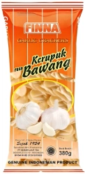 Chipsy, prażynki czosnkowe do smażenia Krupuk Bawang 380g - Finna