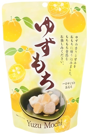 Mochi Yuzu, ryżowe ciasteczka o smaku Yuzu 130g - Seiki