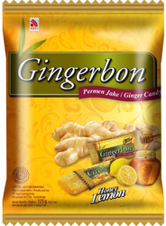 Cukierki imbirowe Ginger Honey Lemon z cytryną i miodem 125g - Gingerbon