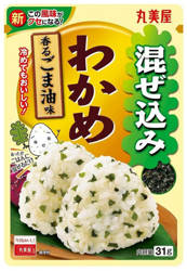 Furikake Mazekomi Fragrant Sesame Oil Wakame, posypka do ryżu z wakame i olejem sezamowym 31g - Marumiya